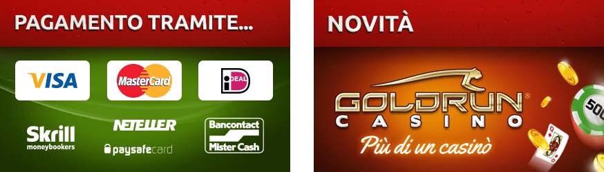 Pagamento tramite....    Più di un casinò casinò online